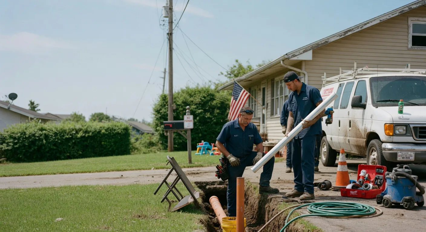 Sewer Line Inspection in Davenport, OK